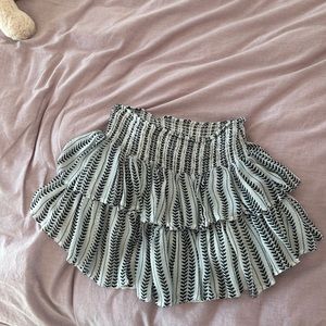 Black and White mini skirt